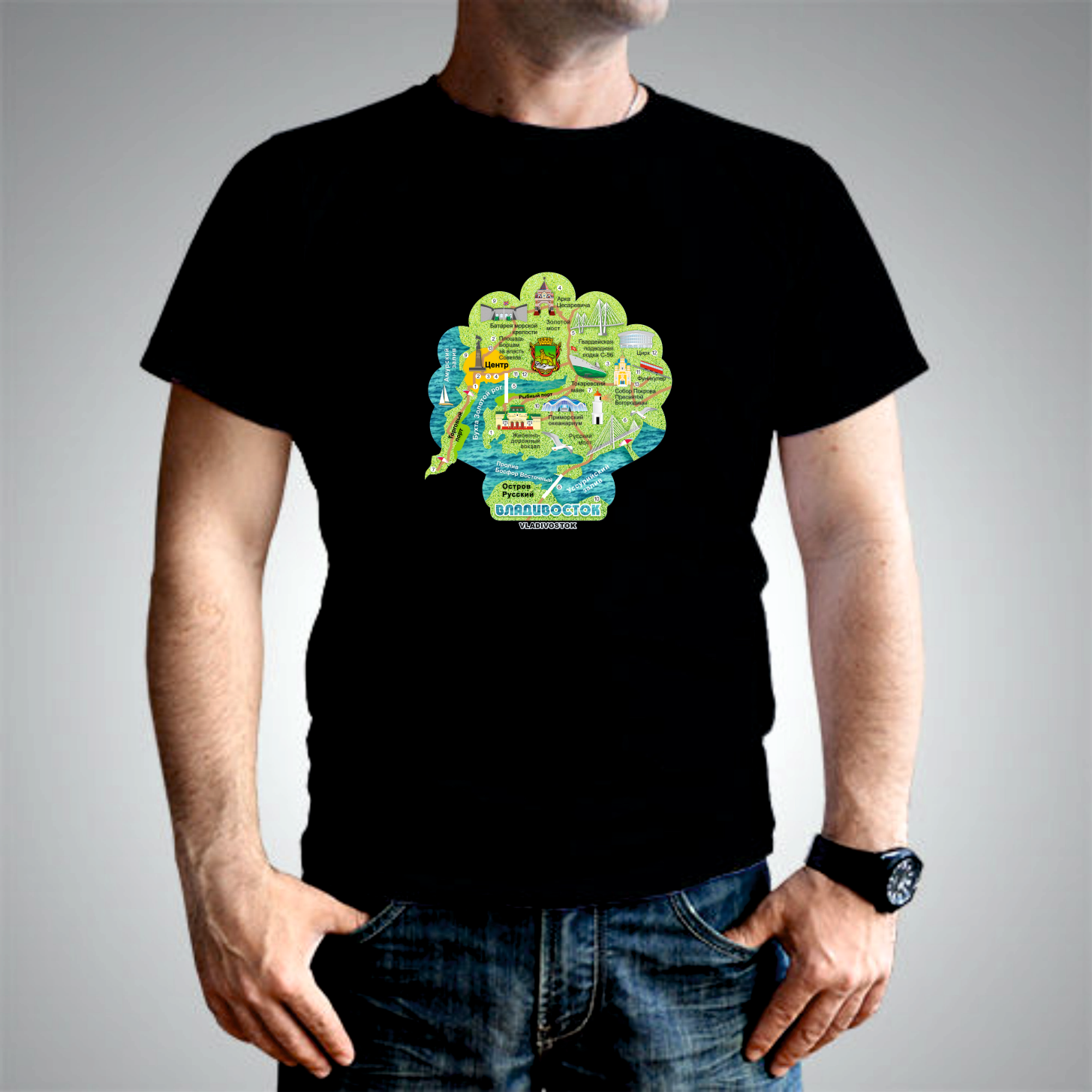 vld map magnet heart t-shirt 1